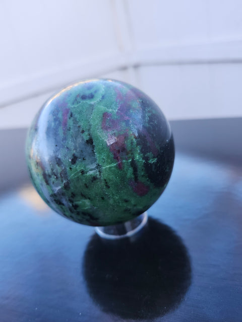 Ruby in zoisite sphere uv reactive