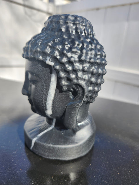 Black obsidian Buddha