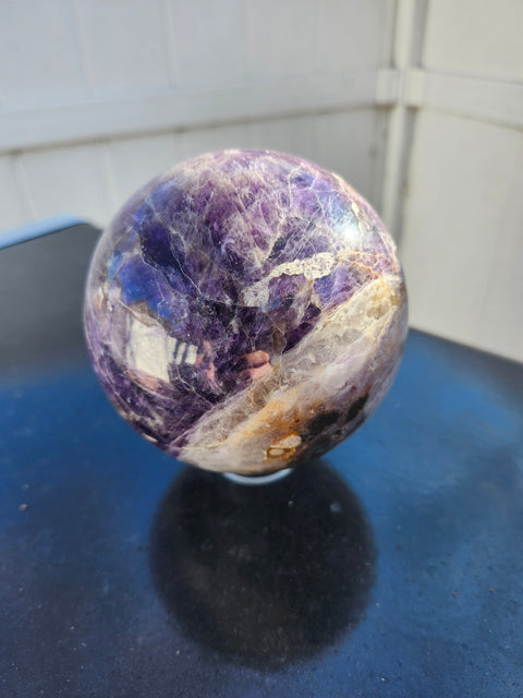 2.13 pound Dreamy amathyst sphere