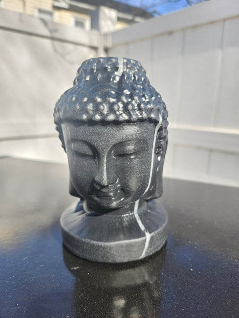 Black obsidian Buddha