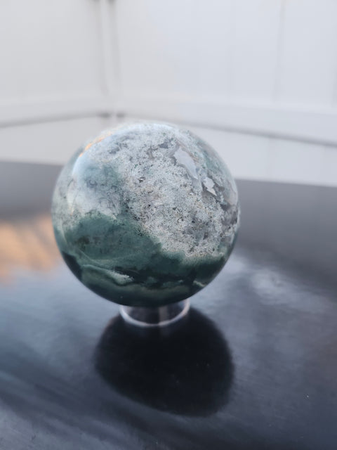 Ocean jasper sphere