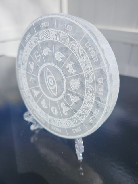 Zodiac selenite slice