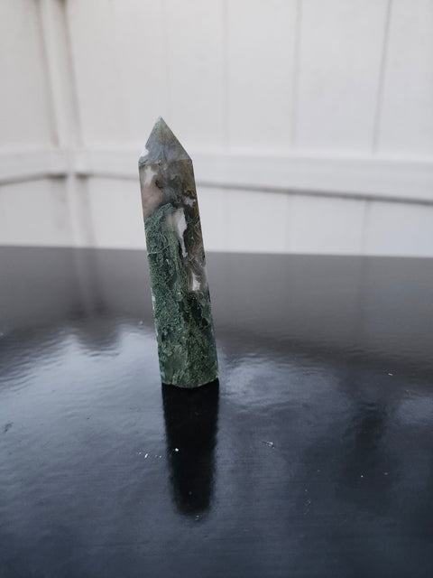 Moss agate tower