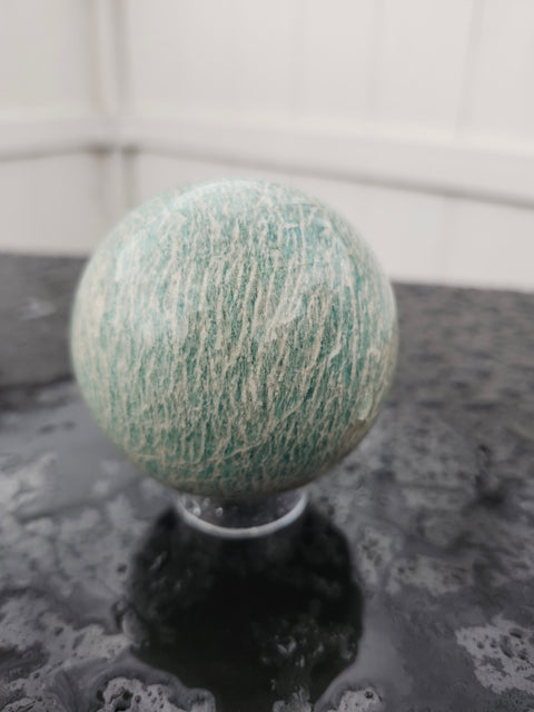 Amazonite sphere 14 ounces