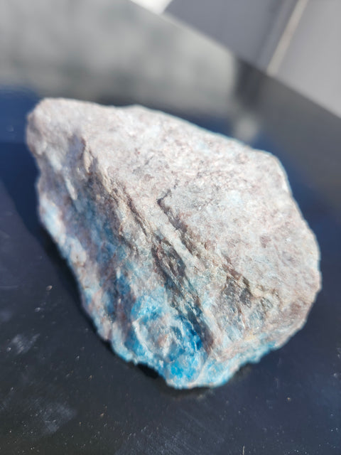 Raw Blue apatite 12.5 ounces