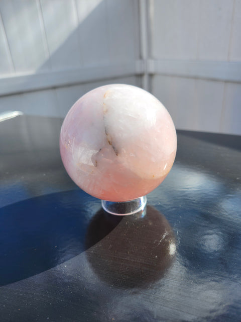 Rose quartz sphere