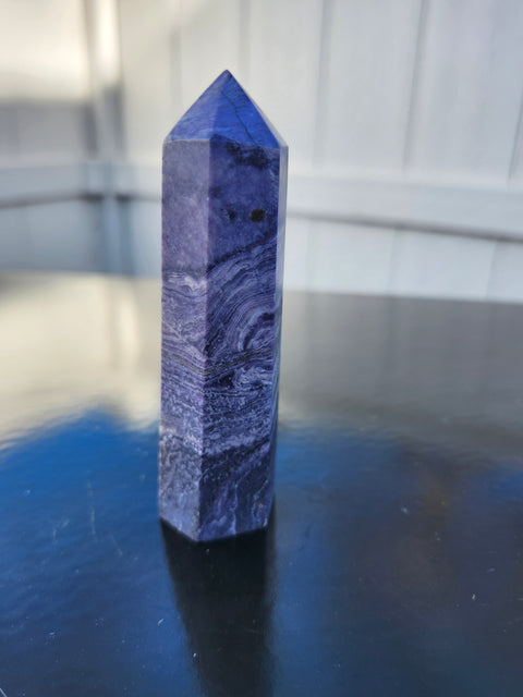 Opalized fluorite tower