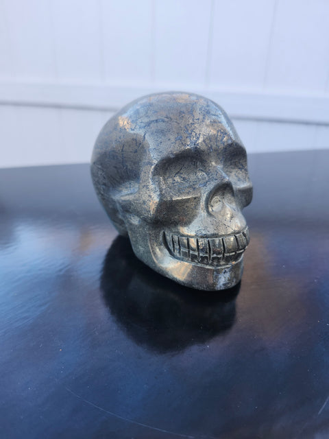 Pyrite skull