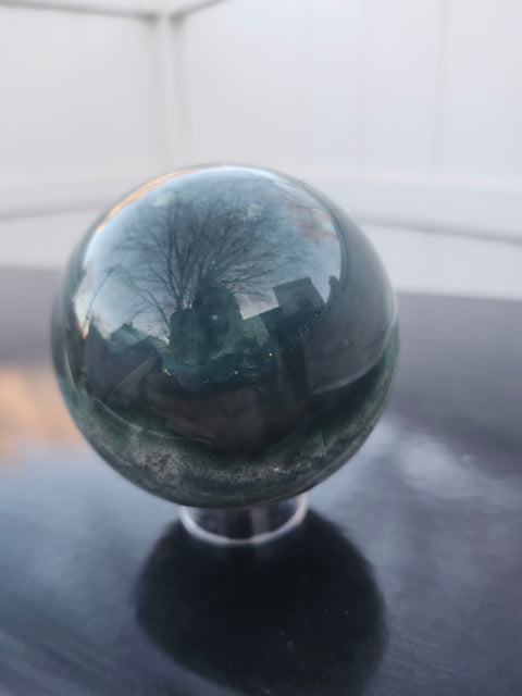 Ocean jasper sphere