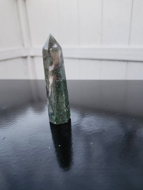 Moss agate tower