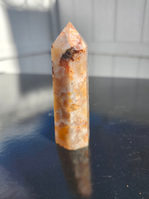 Flower agate tower