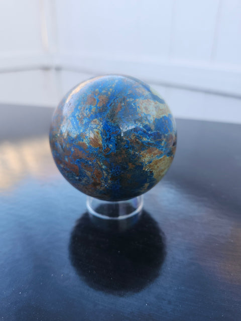 Phoenix lapis lazuli sphere