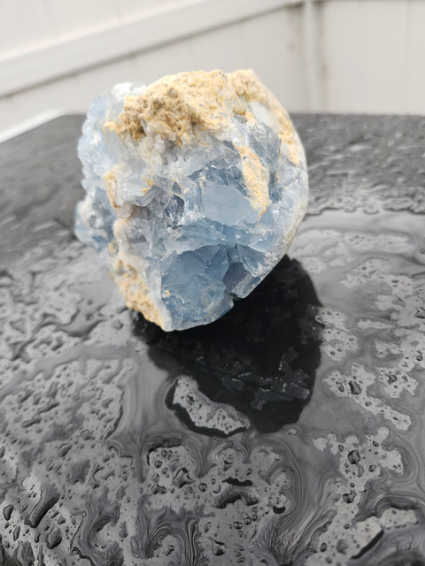 2 pound blue calcite chunk