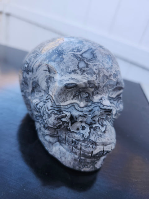 Picasso jasper skull