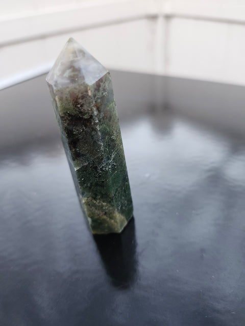 Moss agate tower