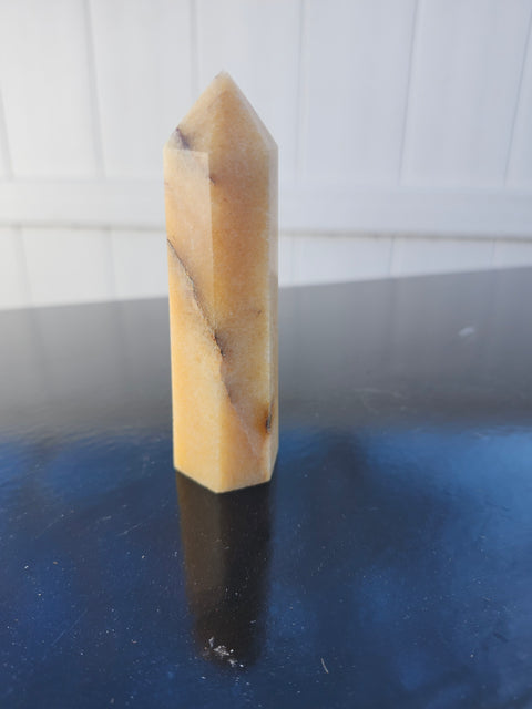 Orange aventurine tower