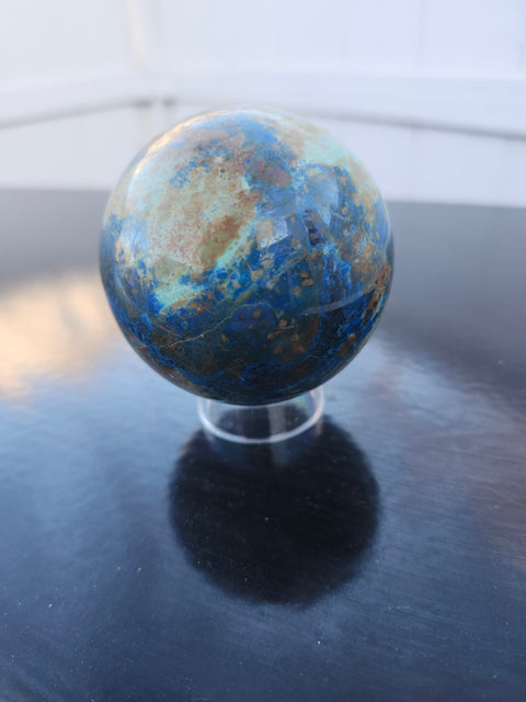 Phoenix lapis lazuli sphere