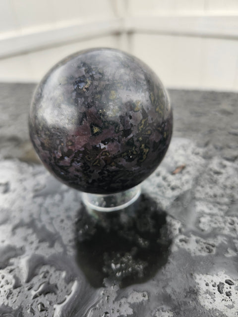 Gabbro sphere 14 ounces