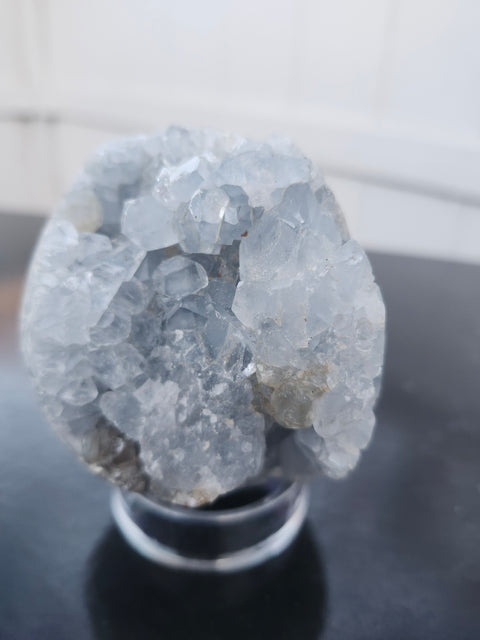 Blue calcite cluster