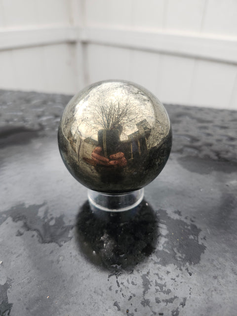 Pyrite sphere