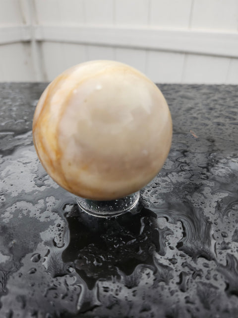 Yellow jasper sphere