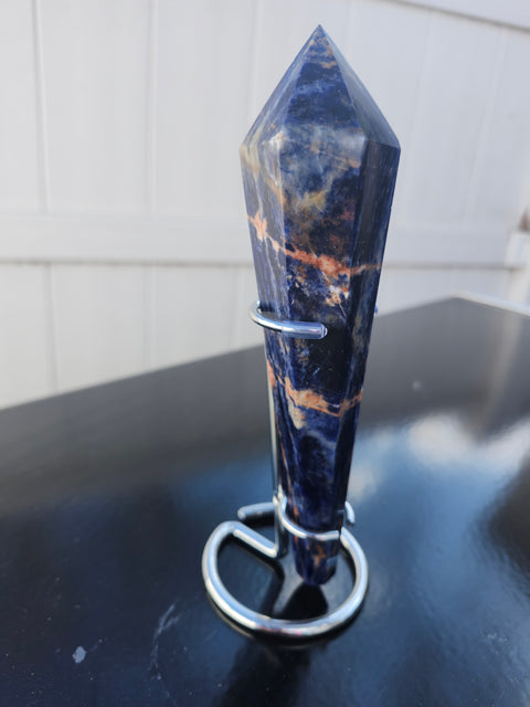 Sunset sodalite scepter