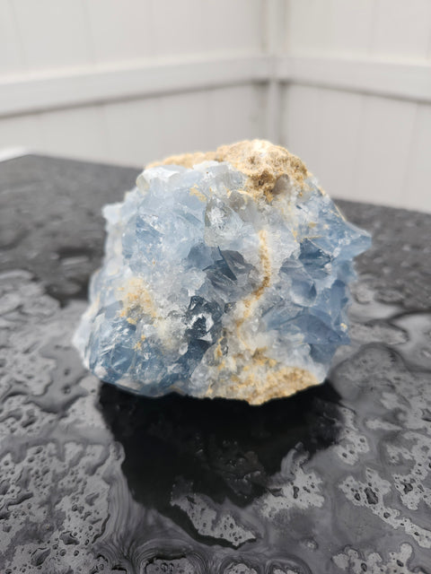 2 pound blue calcite chunk