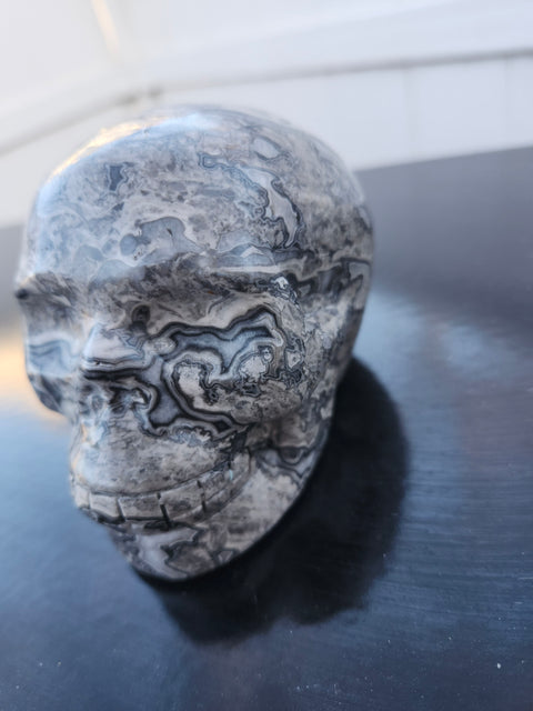 Picasso jasper skull