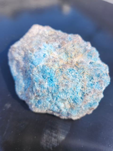 Raw Blue apatite 12.5 ounces