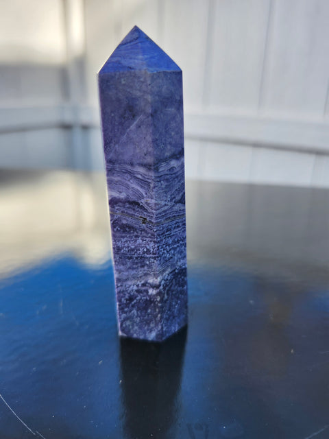 Opalized fluorite tower