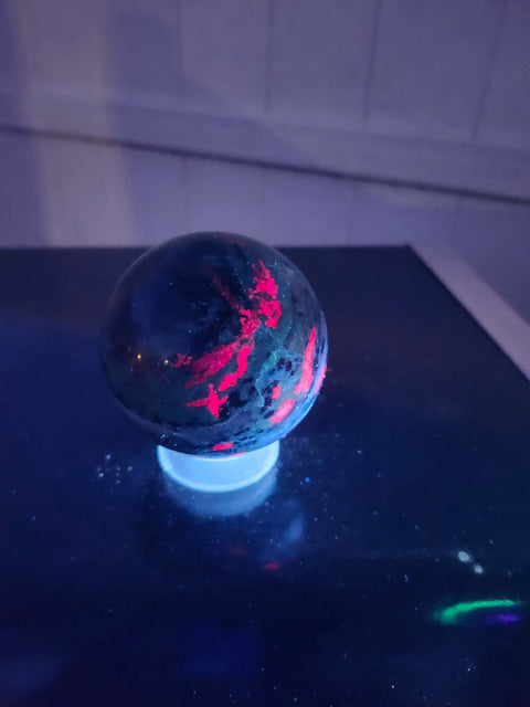 Ruby in zoisite sphere uv reactive