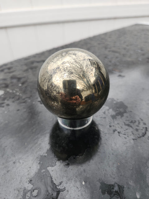 Pyrite sphere